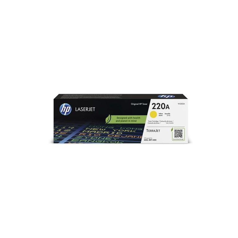 HP TONER AMARILLO LASERJET PRO 4202DE, 4202DN, 4202DW, 4202DWE, 4302DW, 4302DWE, 4302FDN - 220A