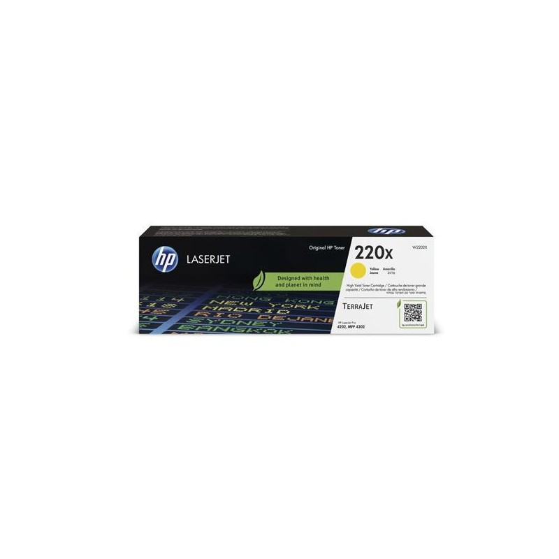 HP TONER AMARILLO LASERJET PRO 4302FDWE ,4202DN, 4202DW, 4202DWE, 4302DW, 4302DWE, MFP 4303DW, MFP 4303FDW - 220X