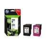 HP TINTA NEGRO + TRICOLOR (C/M/Y) OFFICEJET 3830 - Nº 302 (F6U66AE + F6U65AE) (PACK 4 COLORES)