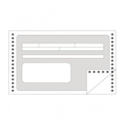 APLI FORMULARIOS RECIBO EN CONTINUO 240MMX4" 1 COPIA 1200 U