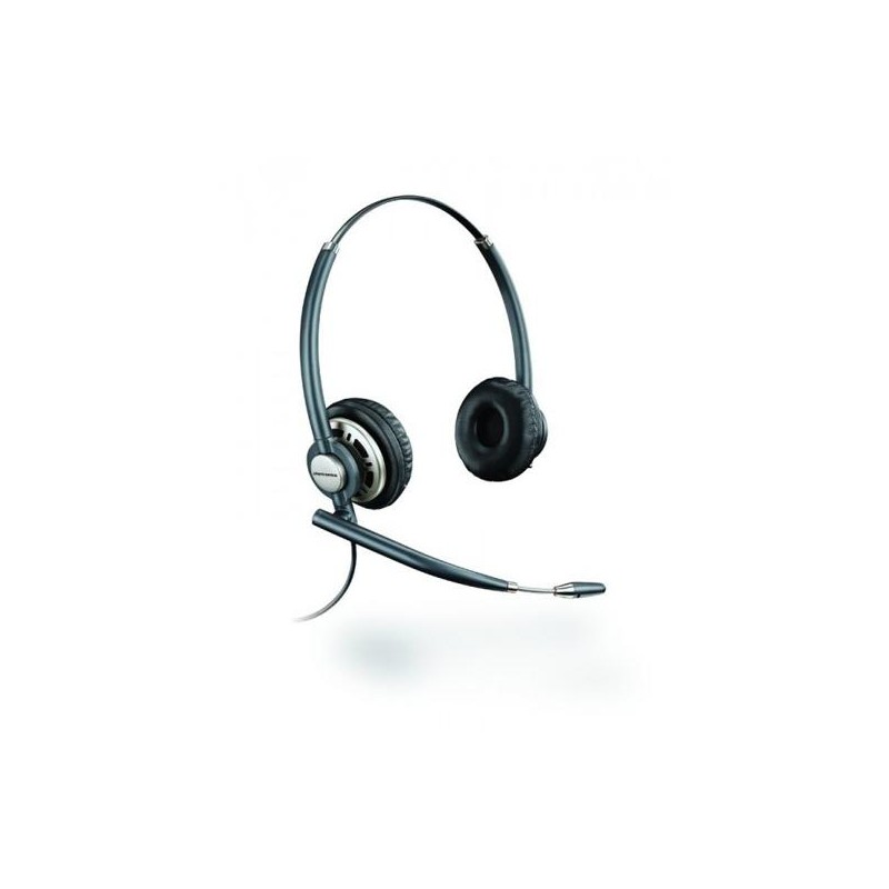 HP POLY AURICULARES ENCOREPRO HW720 DIADEMA BIAURAL C/ CABLE MICRÓFONO NEGRO