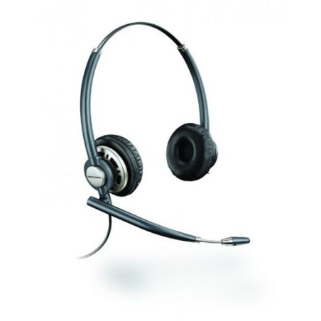HP POLY AURICULARES ENCOREPRO HW720 DIADEMA BIAURAL C/ CABLE MICRÓFONO NEGRO