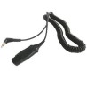 HP POLY CABLE DE CONEXION QD/JACK 3.5 MM PARA ALCATEL LUCENT SERIE 8/9 Y 80XX