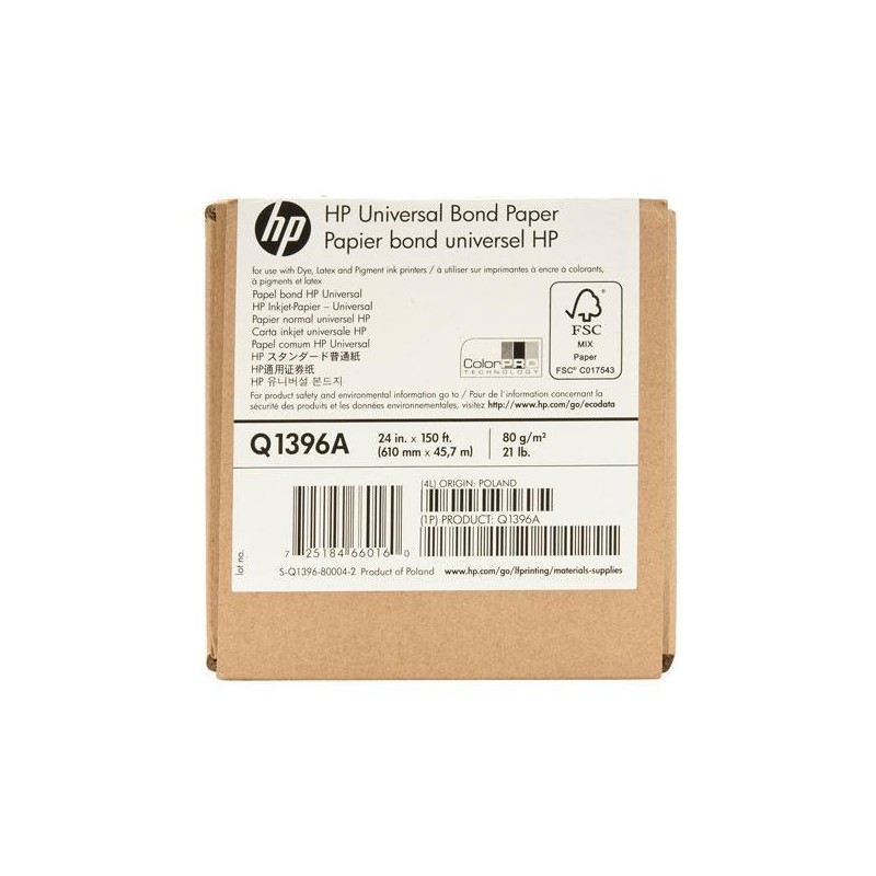 HP PAPEL INKJET BOND 24/DESINGJET 120