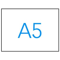 APLI ETIQUETAS ADHESIVAS 210X148MM A5 INKJET/LÁSER C/RECTOS 1 X 200H BLANCO