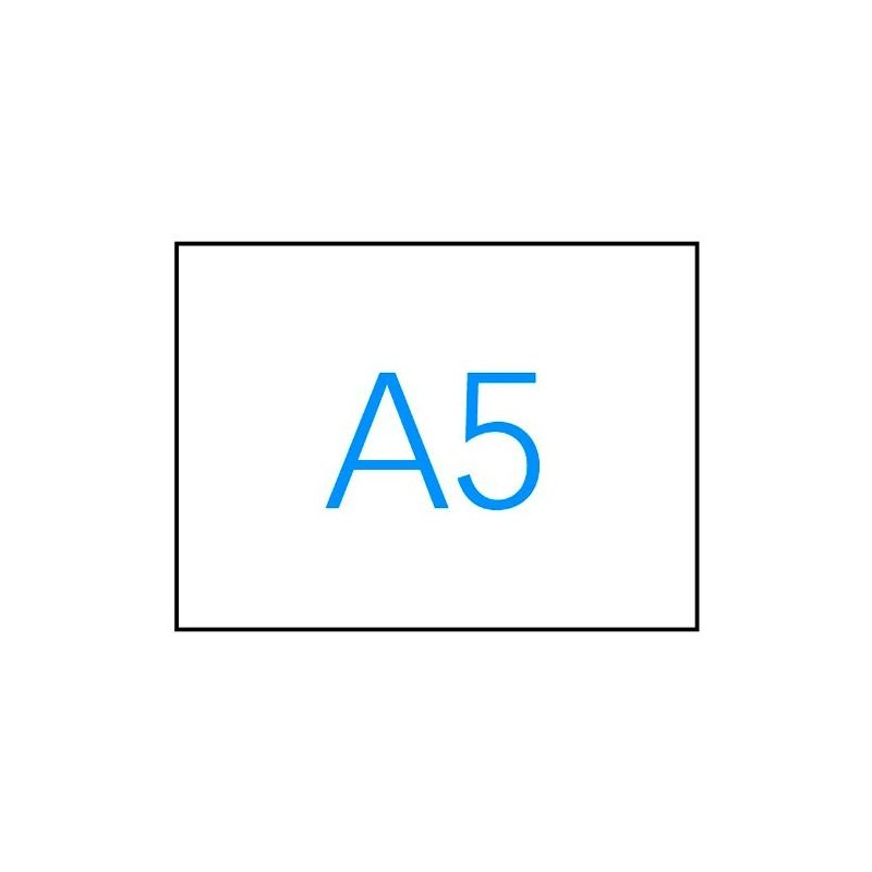 APLI ETIQUETAS ADHESIVAS 210X148MM A5 INKJET/LÁSER C/RECTOS 1 X 200H BLANCO