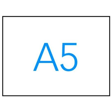 APLI ETIQUETAS ADHESIVAS 210X148MM A5 INKJET/LÁSER C/RECTOS 1 X 200H BLANCO