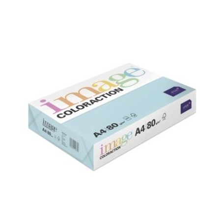 IMAGE PAPEL REPROGRÁFICO COLORACTION DIN A4 80GR PAQUETE 500H BERMUDA -CAJA 5 UD-