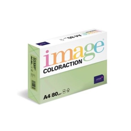 IMAGE PAPEL REPROGRÁFICO COLORACTION DIN A4 80GR PAQUETE 500H FOREST / VERDE MEDIO -CAJA 5 UD-