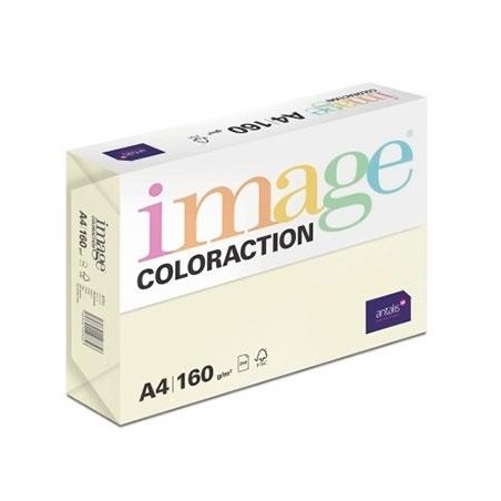 IMAGE PAPEL REPROGRÁFICO COLORACTION DIN A4 160GR PAQUETE 250H CREMA