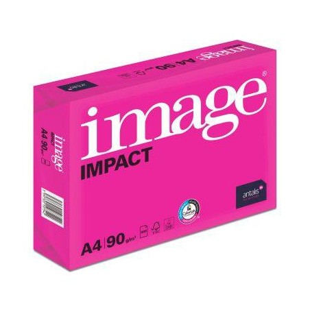 IMAGE PAPEL IMPACT DIN A4 90GR PAQUETE 500H BLANCO