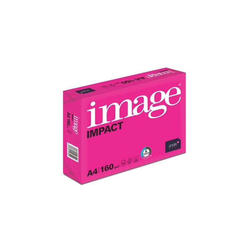 IMAGE PAPEL IMPACT DIN A4 160GR PAQUETE 250H BLANCO