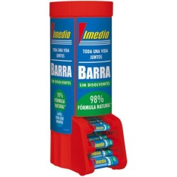 IMEDIO PEGAMENTO EN BARRA AUTODISPENSADOR SURTIDOS EXPOSITOR -132 UD-