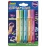 IMEDIO ADHESIVO GLITTER GLUE BRILLA EN LA OSCURIDAD TUBO 10ML BLÍSTER 5 C/SURTIDOS