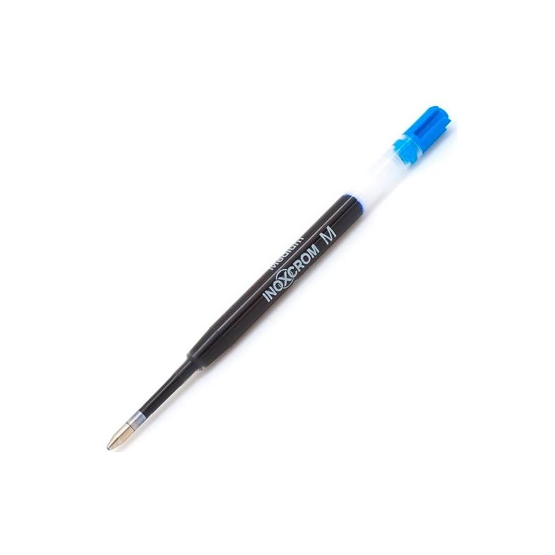 INOXCROM CARGA BOLÍGRAFO CUERPO TRANSPARENTE 1.0MM AZUL