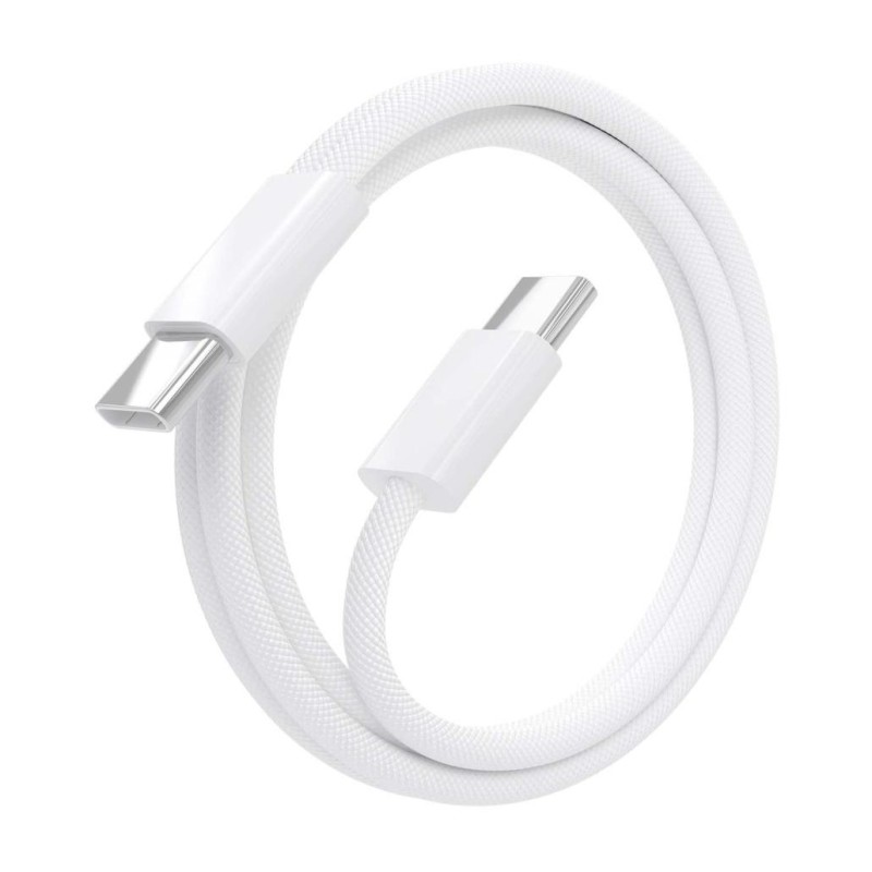AISENS CABLE USB 2.0 3A 60W TIPO USB-C/M - USB-C/M BLANCO 1,0M