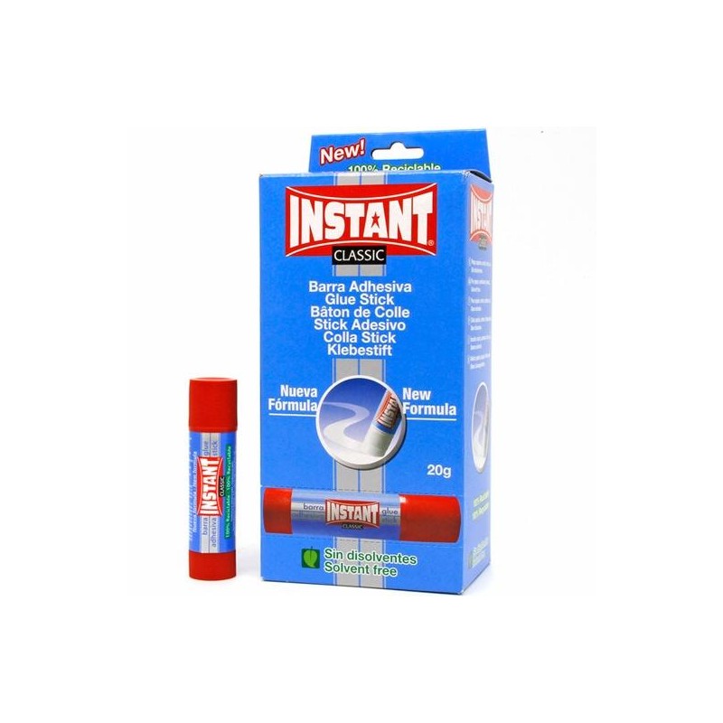 INSTANT PEGAMENTO EN BARRA CLASSIC 20GR SIN DISOLVENTES