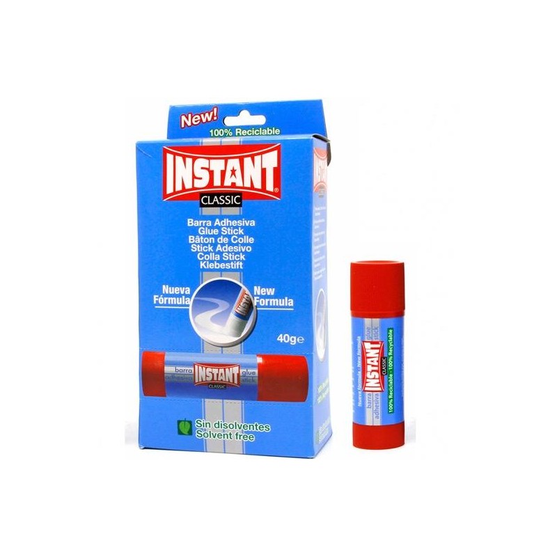 INSTANT PEGAMENTO EN BARRA CLASSIC 40GR SIN DISOLVENTES
