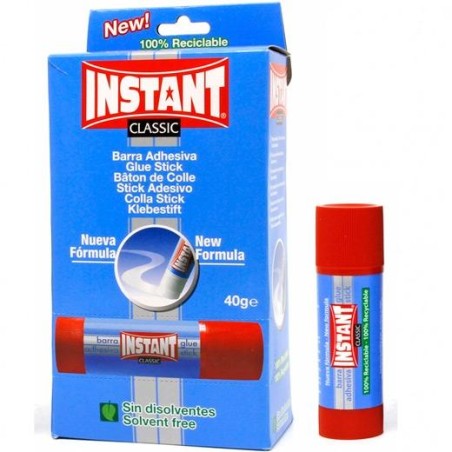INSTANT PEGAMENTO EN BARRA CLASSIC 40GR SIN DISOLVENTES