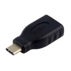 AISENS ADAPTADOR USB 3.1 GEN1 5GBPS 3A TIPO USB-C/M - A/H NEGRO