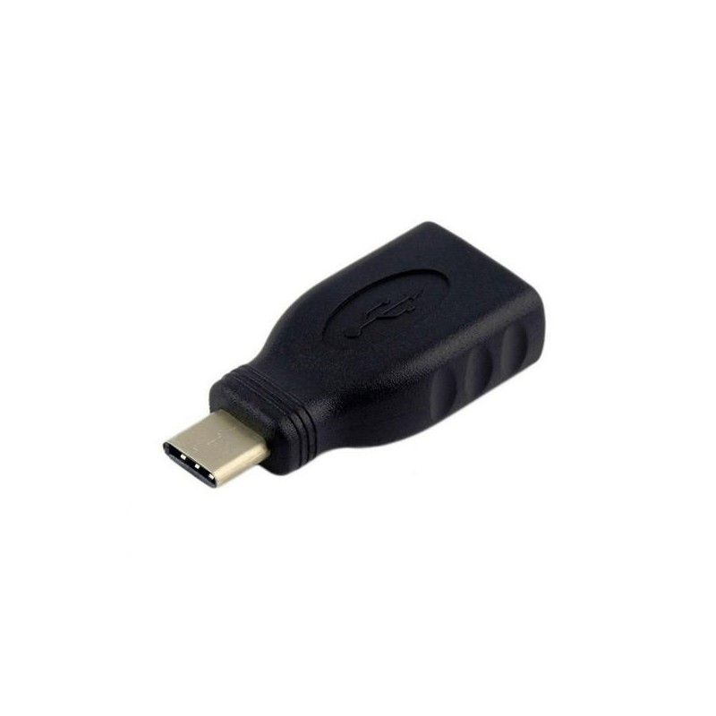 AISENS ADAPTADOR USB 3.1 GEN1 5GBPS 3A TIPO USB-C/M - A/H NEGRO