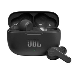 JBL AURICULARES INALÁMBRICOS BLUETOOTH CON MICROFONO NEGRO