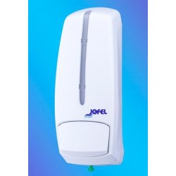 JOFEL DISPENSADOR DE JABON / HIDROALCOHOL SMART RELLENABLE 1L ABS BLANCO