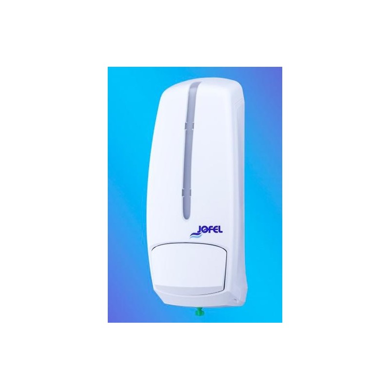 JOFEL DISPENSADOR DE JABON / HIDROALCOHOL SMART RELLENABLE 1L ABS BLANCO