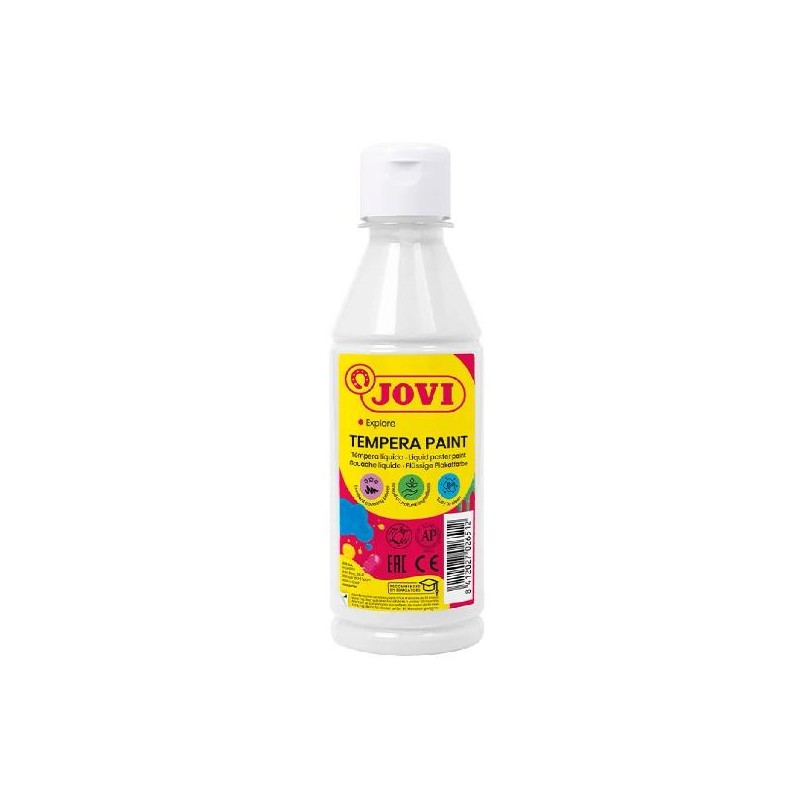 JOVI TÉMPERA LÍQUIDA BLANCO BOTELLA DE 250ML