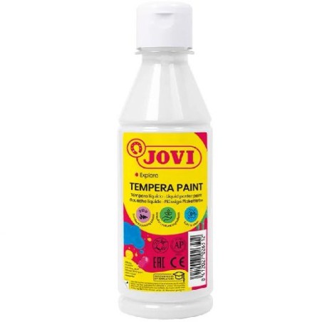 JOVI TÉMPERA LÍQUIDA BLANCO BOTELLA DE 250ML