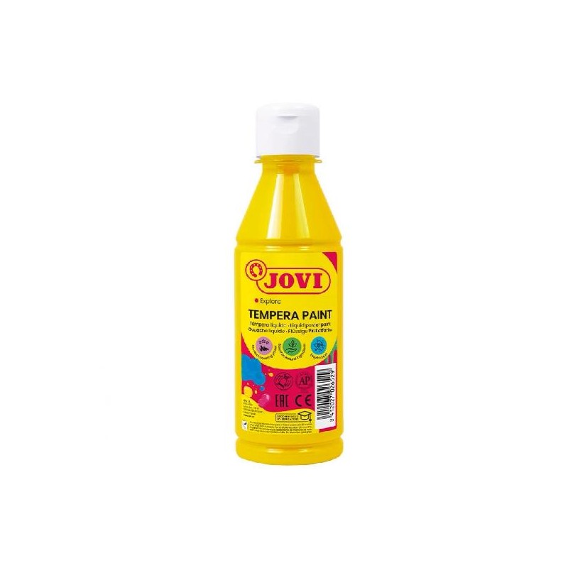 JOVI TÉMPERA LÍQUIDA AMARILLO BOTELLA DE 250ML