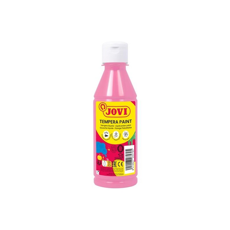 JOVI TÉMPERA LÍQUIDA ROSA BOTELLA 250ML