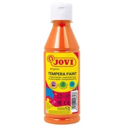 JOVI TÉMPERA LÍQUIDA NARANJA BOTELLA DE 250ML