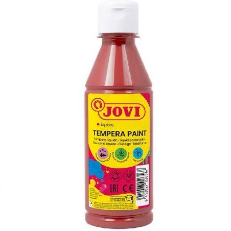 JOVI TÉMPERA LÍQUIDA MARRÓN BOTELLA DE 250ML