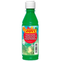 JOVI TÉMPERA LÍQUIDA VERDE MEDIO BOTELLA DE 250ML