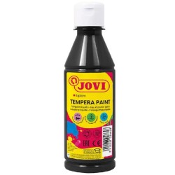 JOVI TÉMPERA LÍQUIDA NEGRO BOTELLA DE 250ML
