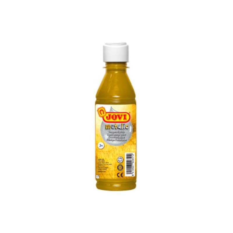 JOVI TÉMPERA LÍQUIDA METALLIC ORO BOTELLA DE 250ML