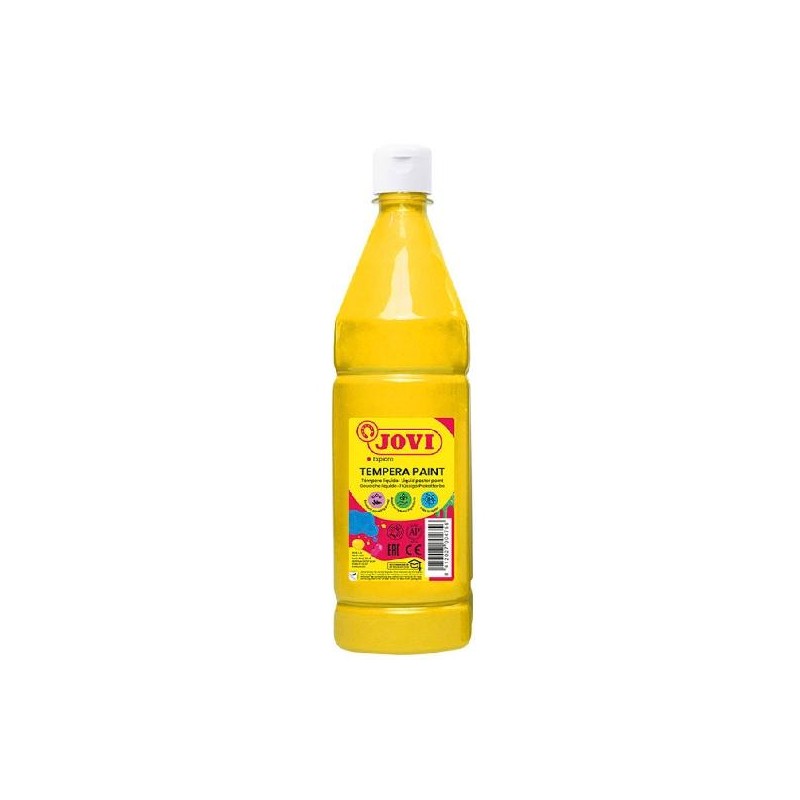JOVI TÉMPERA LÍQUIDA PAINT AMARILLO BOTELLA 1000ML
