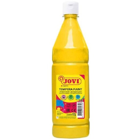 JOVI TÉMPERA LÍQUIDA PAINT AMARILLO BOTELLA 1000ML