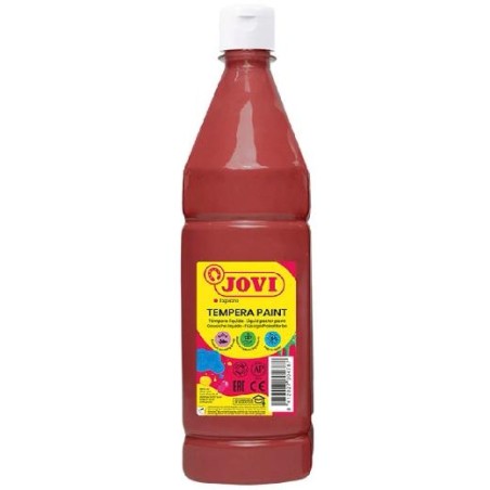 JOVI TÉMPERA LÍQUIDA PAINT MARRÓN BOTELLA 1000ML