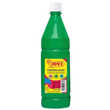 JOVI TÉMPERA LÍQUIDA PAINT VERDE MEDIO BOTELLA 1000ML