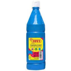 JOVI TÉMPERA LÍQUIDA PAINT AZUL CYAN BOTELLA 1000ML