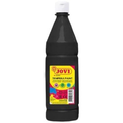 JOVI TÉMPERA LÍQUIDA PAINT NEGRO BOTELLA 1000ML