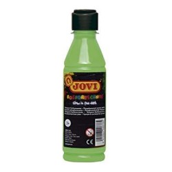 JOVI TÉMPERA FOSFORESCENTE VERDE BOTELLA DE 250ML