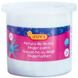 JOVI PINTURA DE DEDOS ESTUCHE 5 BOTES 125ML BLANCO