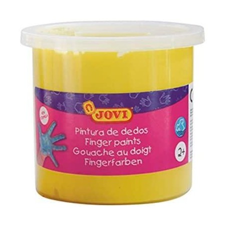 JOVI PINTURA DE DEDOS ESTUCHE 5 BOTES 125ML AMARILLO