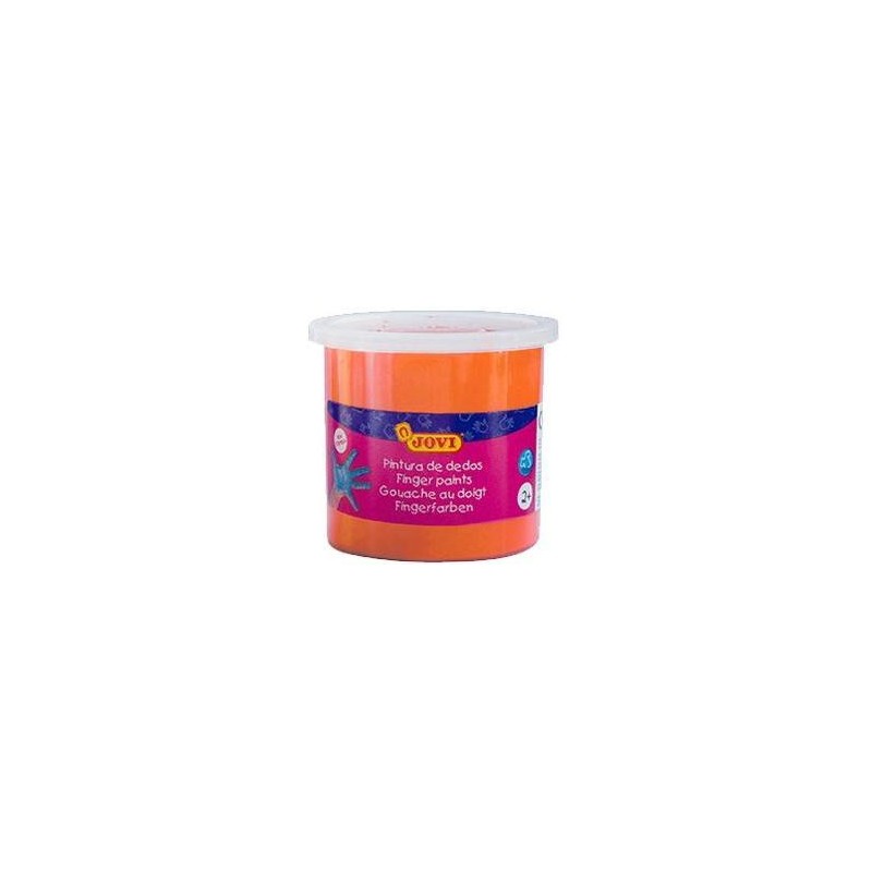 JOVI PINTURA DE DEDOS ESTUCHE 5 BOTES 125ML NARANJA
