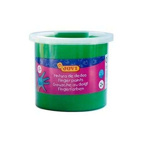 JOVI PINTURA DE DEDOS ESTUCHE 5 BOTES 125ML VERDE