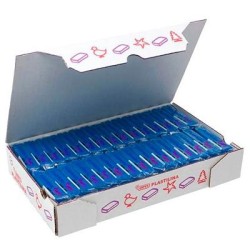 JOVI PLASTILINA SCHOOL PASTILLA 50GR AZUL OSCURO CAJA 30 UD