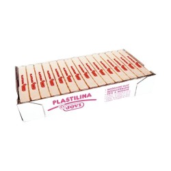 JOVI PLASTILINA SCHOOL PASTILLA 150GR BLANCO CAJA 15 UD